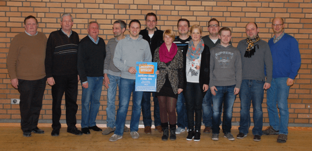 Organisationsteam des Jungschützen Jubiläums 2014 - 40 Jahre