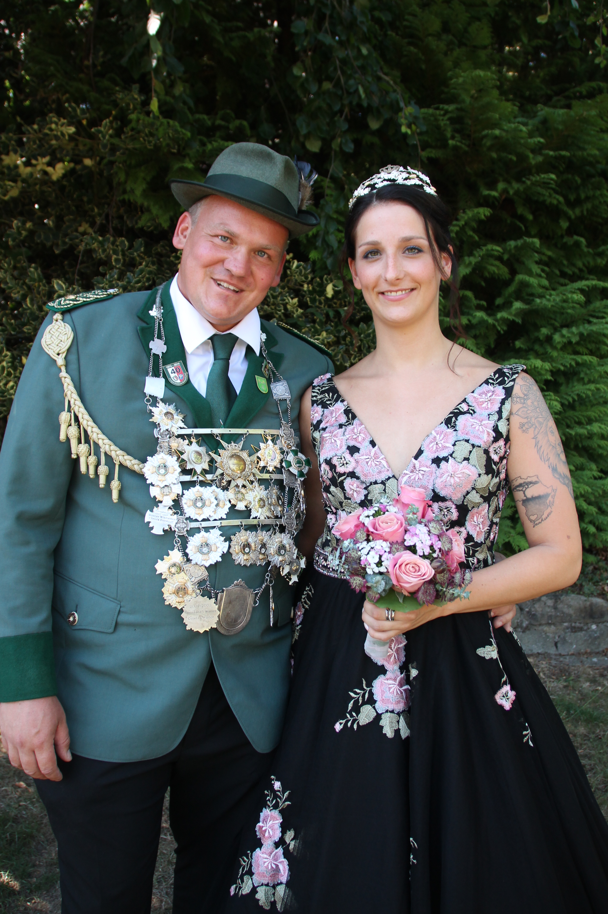 Königspaar 2018-2019 Peter I. Daniel & Mareike I. Seidel